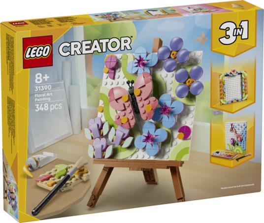 LEGO Creator (31390). Dipinto floreale decorativo - 8