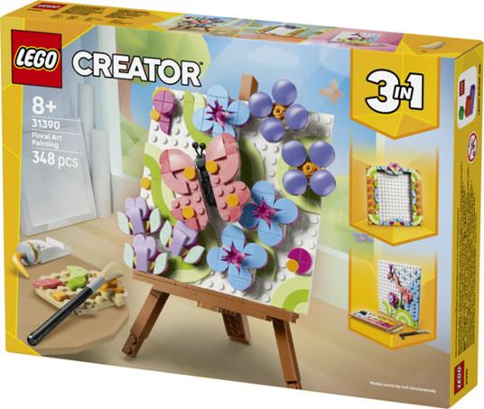 LEGO Creator (31390). Dipinto floreale decorativo - 9