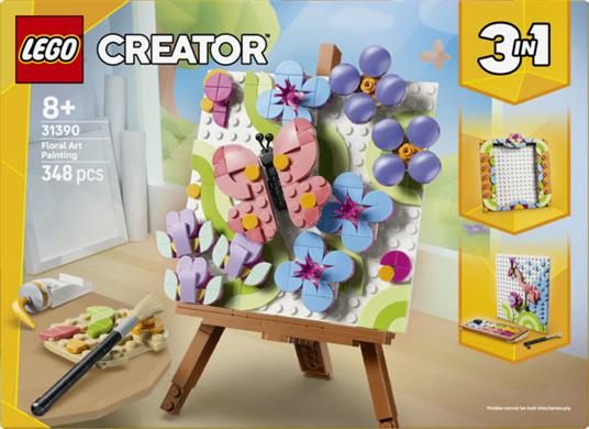 LEGO Creator (31390). Dipinto floreale decorativo - 10