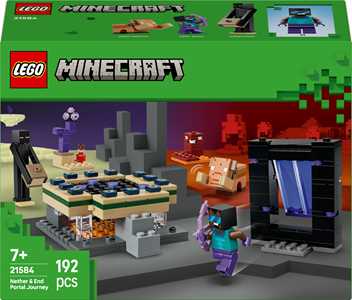 Giocattolo LEGO Minecraft (21584). Viaggio nel Portale del Nether e dellEnd LEGO