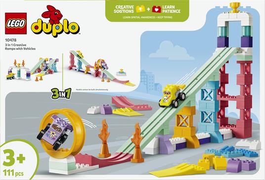 LEGO (10478). Rampe creative 3 in 1 con veicoli - 8