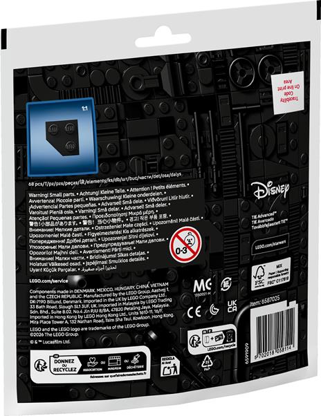 LEGO Star Wars (30727). Mini-modello di TIE Advanced - 6