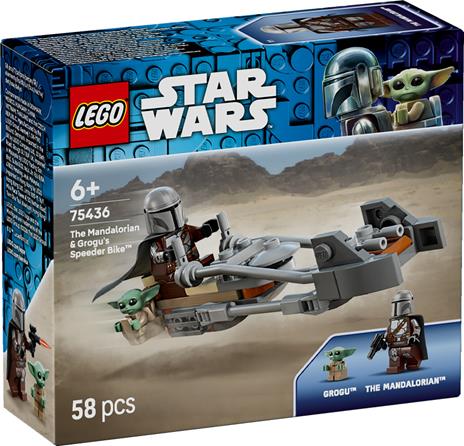 LEGO Star Wars (75436). Speeder Bike del Mandaloriano e di Grogu - 9