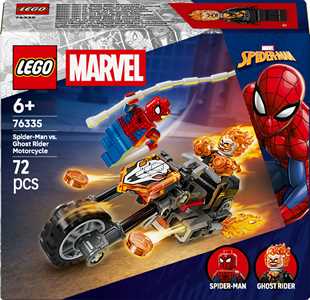 LEGO Super Heroes Marvel (76335). Spider-Man vs. Ghost Rider in motocicletta