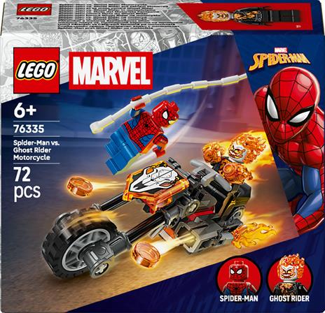 LEGO Super Heroes Marvel (76335). Spider-Man vs. Ghost Rider in motocicletta