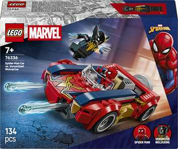 LEGO Super Heroes Marvel (76336). Auto di Spider-Man vs. Venomized Wolverine