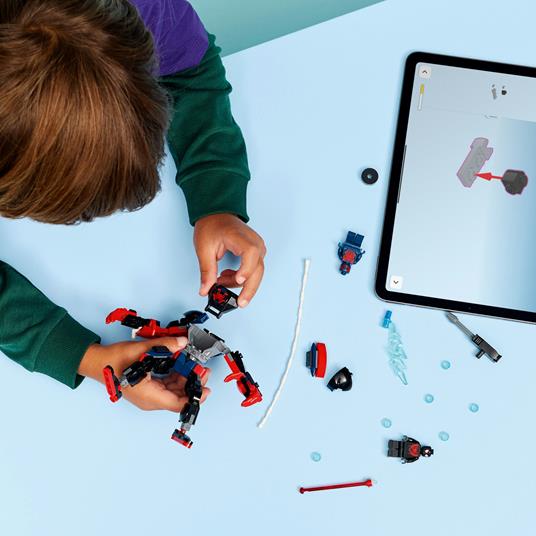 LEGO Super Heroes Marvel (76337). Mech di Miles Morales vs. Spider-Man 2099 - 8