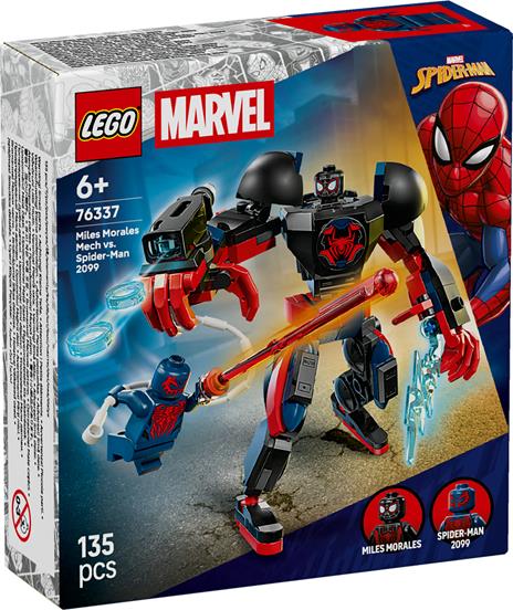 LEGO Super Heroes Marvel (76337). Mech di Miles Morales vs. Spider-Man 2099 - 10