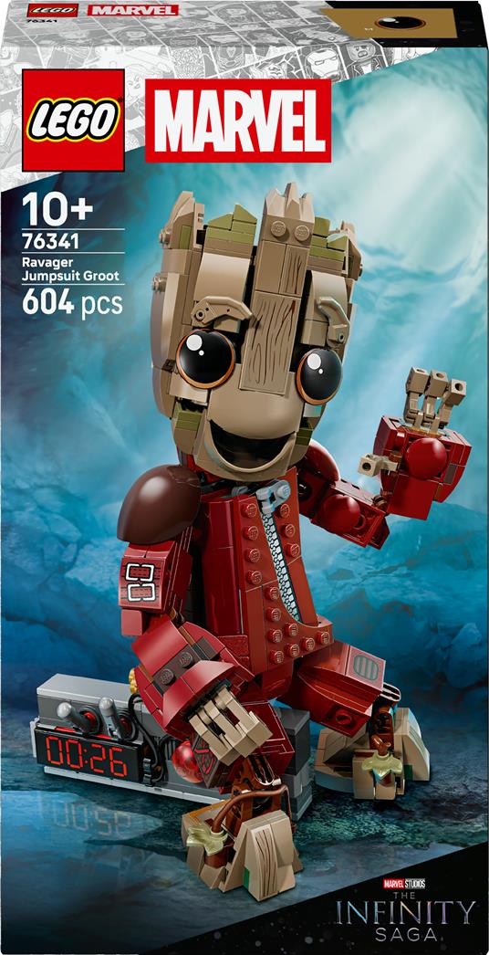 LEGO Super Heroes Marvel (76341). Groot in tuta da Ravager