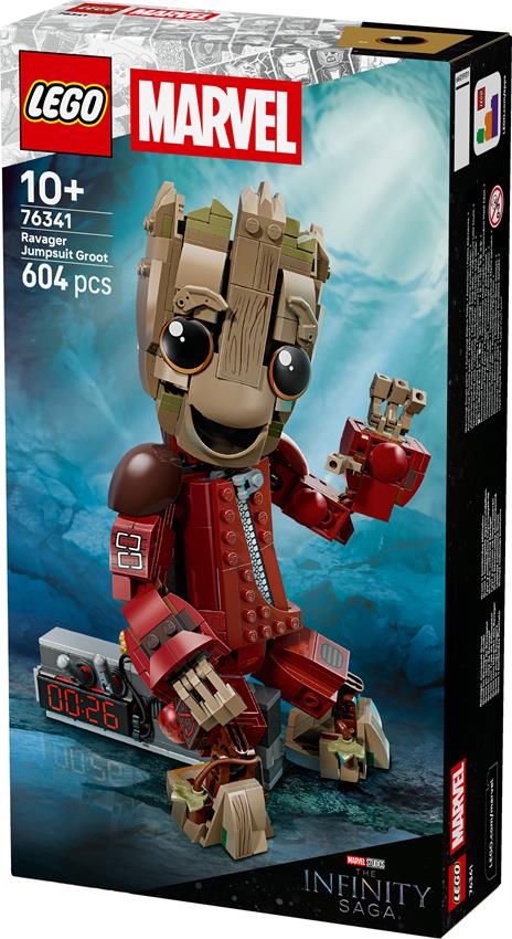 LEGO Super Heroes Marvel (76341). Groot in tuta da Ravager - 8