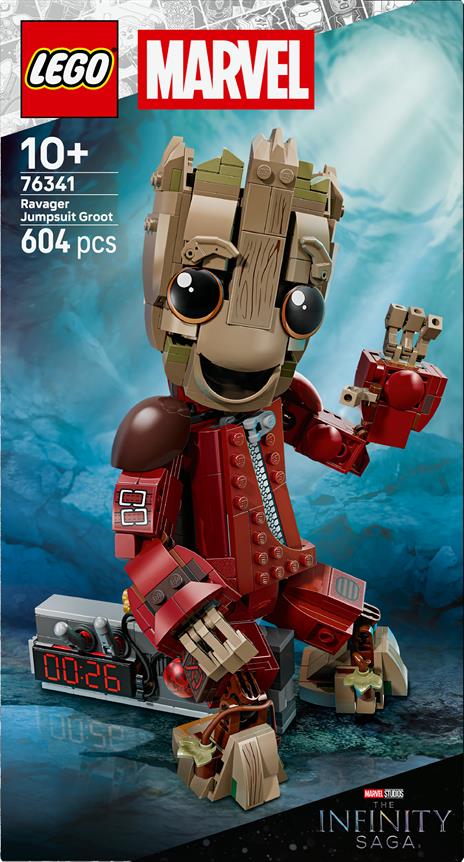 LEGO Super Heroes Marvel (76341). Groot in tuta da Ravager - 9