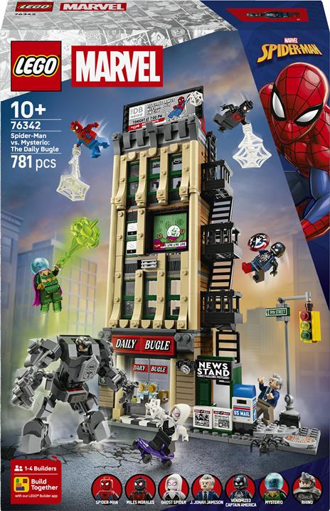 LEGO Super Heroes Marvel (76342). Spider-Man vs. Mysterio: il Daily Bugle