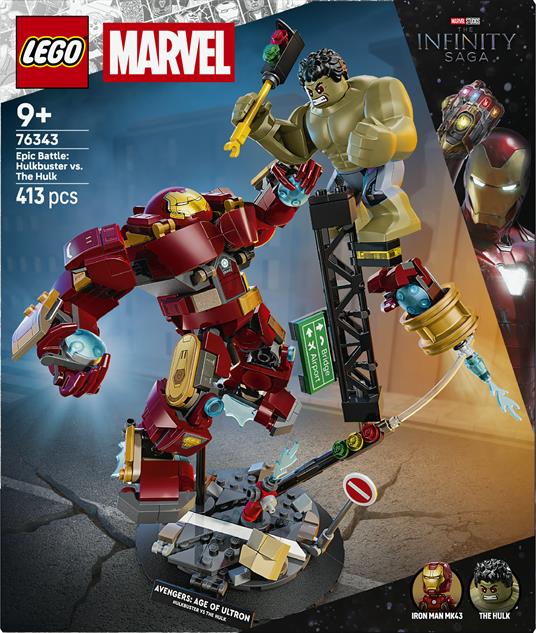 LEGO Marvel Super Heroes (76343). Marvel Battaglia epica: Hulkbuster vs. The Hulk - 10