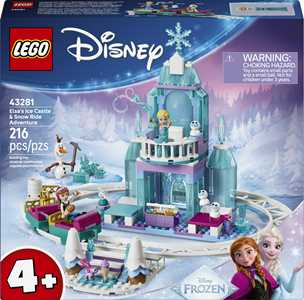 Giocattolo LEGO Disney Princess (43281). Castello di ghiaccio di Elsa e avventura sulla neve LEGO