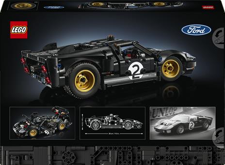 LEGO Technic (42223). Auto da corsa Ford GT40 MKII 1966 - 3