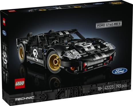 LEGO Technic (42223). Auto da corsa Ford GT40 MKII 1966 - 4