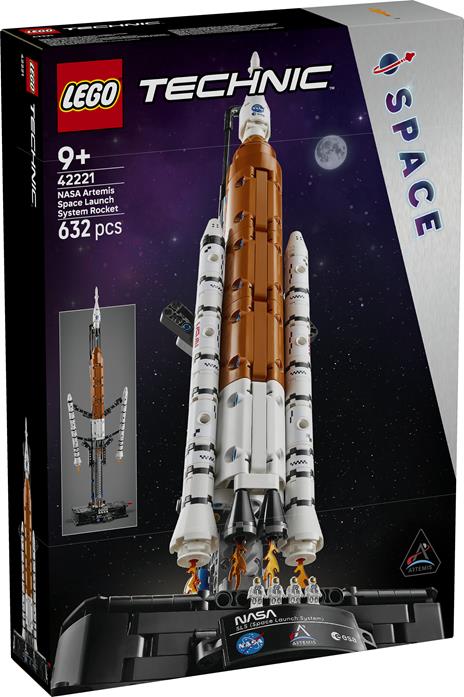 LEGO Technic (42221). Sistema di lancio spaziale razzo NASA Artemis - 8