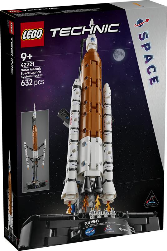 LEGO Technic (42221). Sistema di lancio spaziale razzo NASA Artemis - 8
