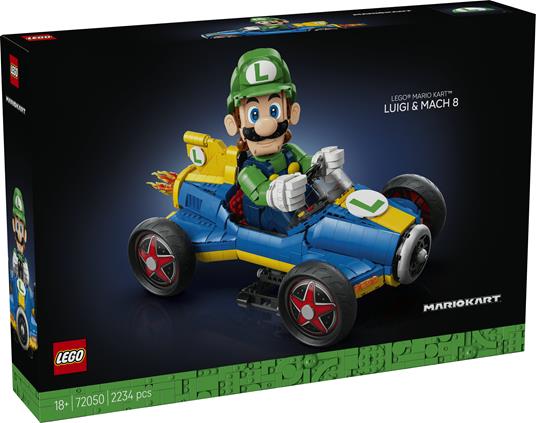 LEGO (72050). Super Mario Mario Kart: Luigi e Mach 8 - 5