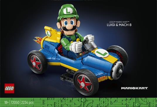 LEGO (72050). Super Mario Mario Kart: Luigi e Mach 8 - 7