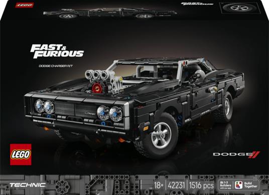 LEGO Technic (42231). Auto Dodge Charger R/T Fast and Furious