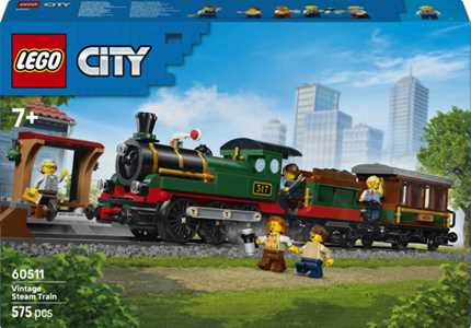 Giocattolo LEGO City (60511). Treno a vapore vintage LEGO