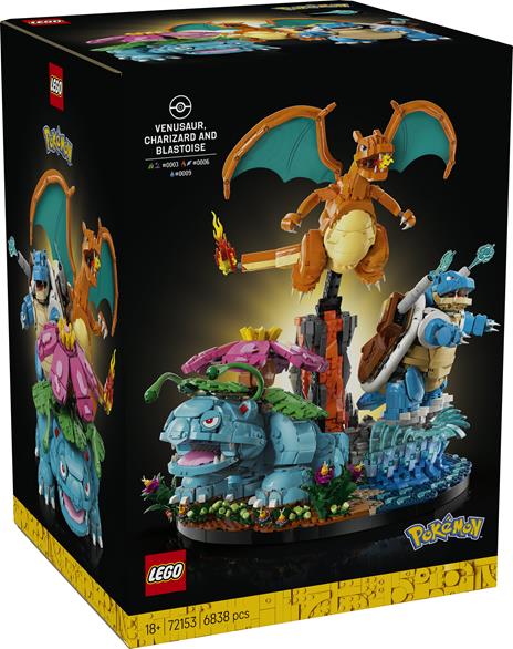 LEGO Venusaur, Charizard e Blastoise - 5