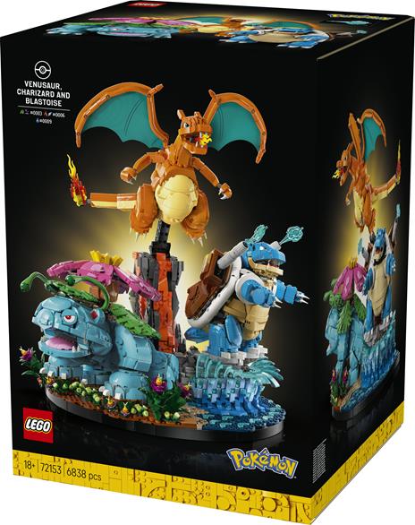 LEGO Venusaur, Charizard e Blastoise - 6