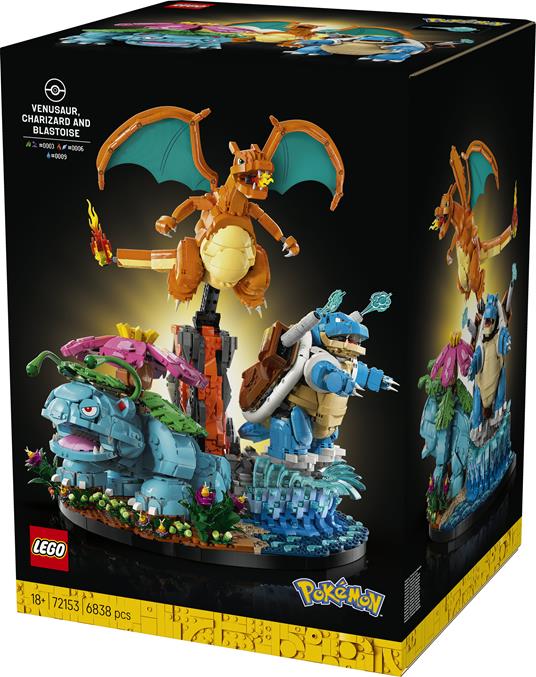 LEGO Venusaur, Charizard e Blastoise - 6