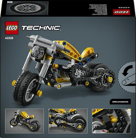 LEGO Technic Moto gialla - 8