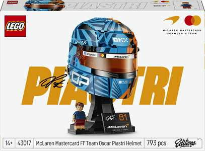 Giocattolo LEGO Editions (43017). Casco di Oscar Piastri McLaren LEGO