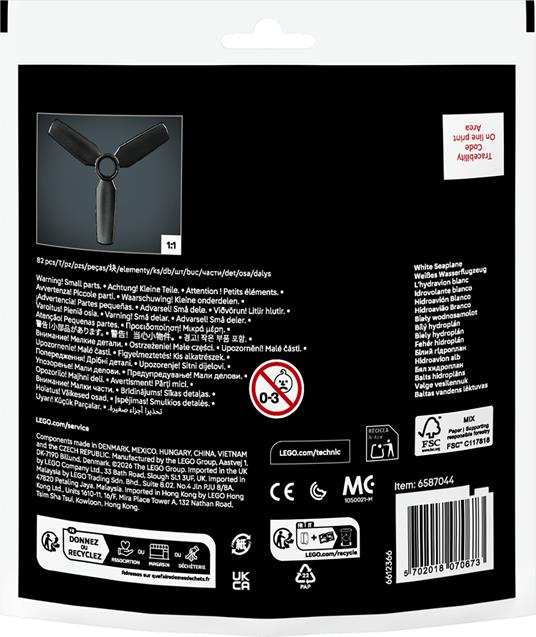 LEGO Technic Idrovolante bianco - 3