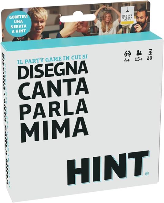 Asmodee Hint Pocket, Gioco da Tavolo Edizione da Viaggio, 8+ Anni, 2-4 Giocatori, Edizine in Italiano