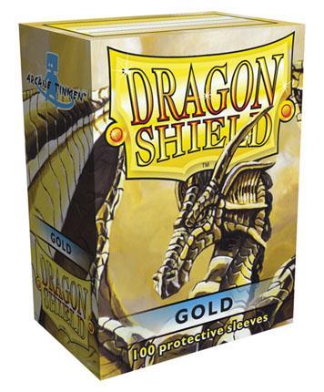 DRAGON SHIELD Proteggi carte standard pacchetto da 100 bustine Gold