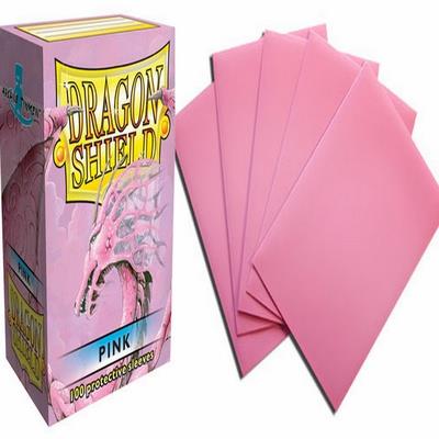 100 Sleeves Dragon Shield Magic STANDARD PINK Rosa Bustine Protettive