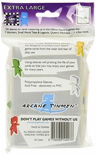 Sleeve Arcane Tinmen Tipo X-Large 65x100 mm (100 pz.) - 3