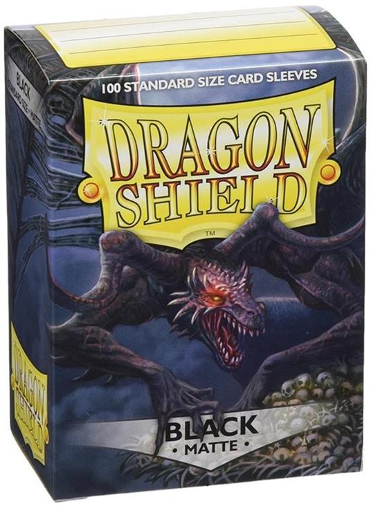 Dragon Shield. Matte Black. 100 bustine protettive