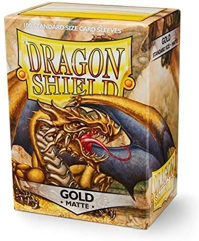 Dragon Shield. Matte Gold. 100 bustine protettive - 4