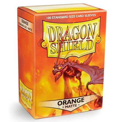 Bustine Standard Dragon Shield Matte 100 (ARANCIONE)
