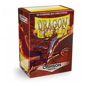 Dragon Shield. Matte Crimson. 100 bustine protettive