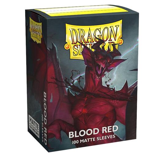 Dragon Shield - Standard - Matte - Blood Red 100 pcs - 2