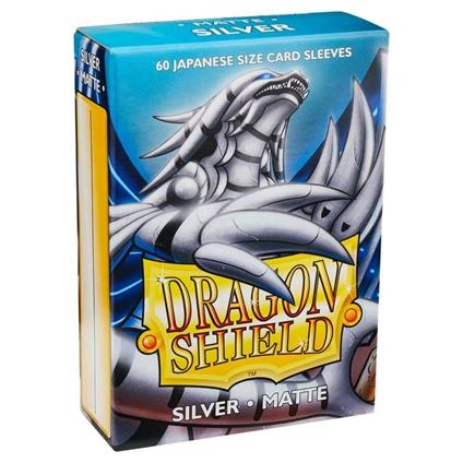 Bustine Japanese Dragon Shield Matte 60 (ARGENTO)