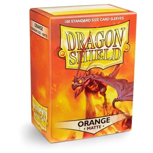Dragon Shield. Matte Orange. 100 bustine protettive