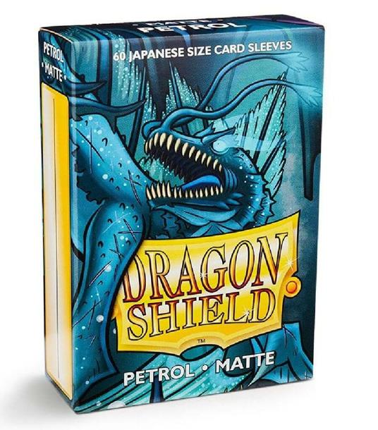 Bustine Japanese Dragon Shield Matte 60 (BLU PETROLIO)