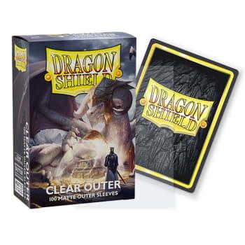 Dragon Shield - Standard - Outer Sleeves - Matte - Clear 100 pcs