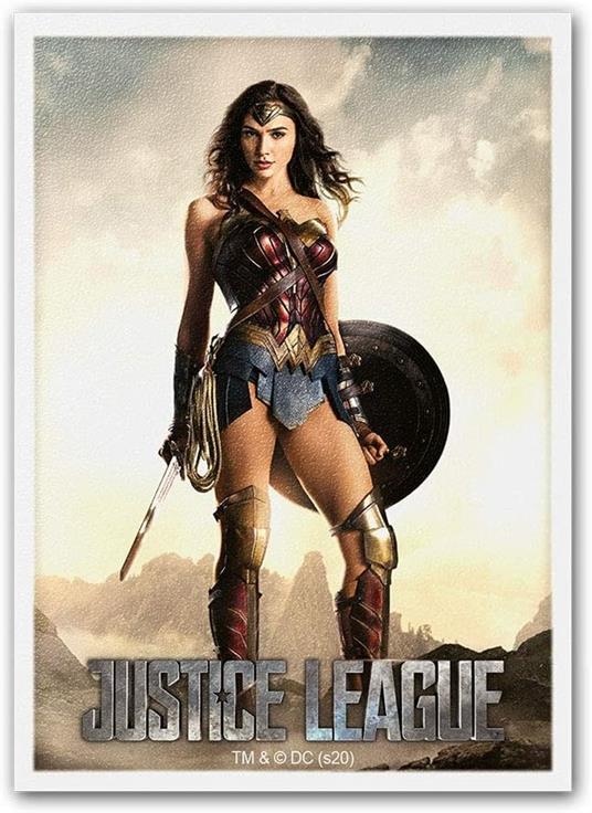 100 Bustine Matte Standard Art Justice League Wonder Woman - 2