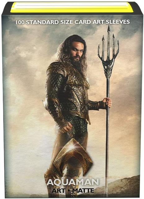 100 Bustine Matte Standard Art Justice League Aquaman