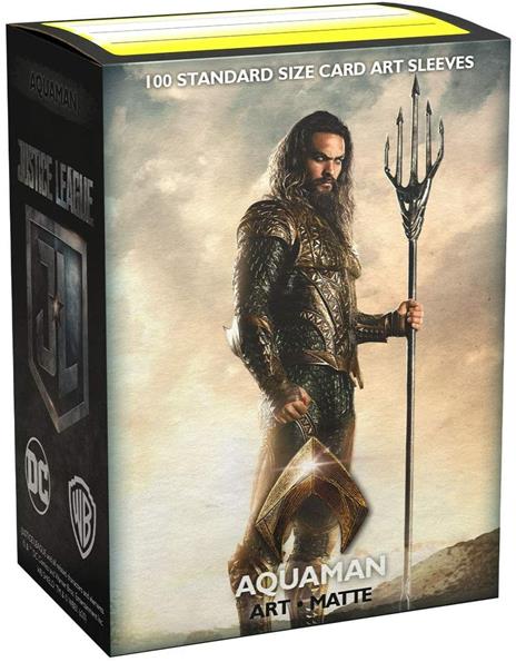 100 Bustine Matte Standard Art Justice League Aquaman - 3