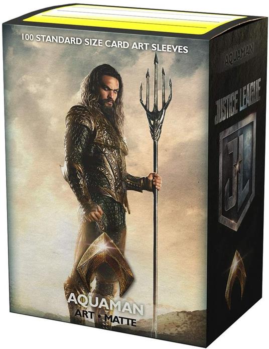 100 Bustine Matte Standard Art Justice League Aquaman - 4