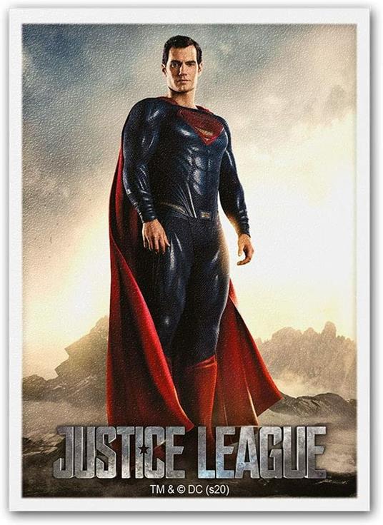 100 Bustine Matte Standard Art Justice League Superman - 2